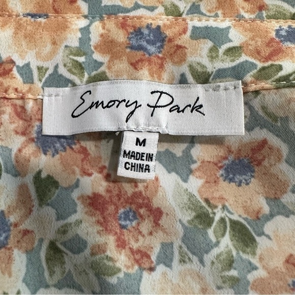 EUC Emory Park Women's Floral Two Piece Skirt Set Size Medium - Picture 10 of 14